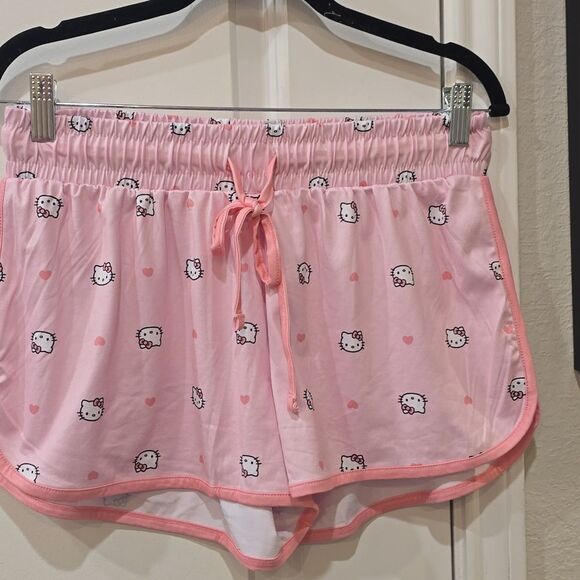 Hello Kitty Bow Tie Logo Cami & Short PJ Set - Picture 5 of 8